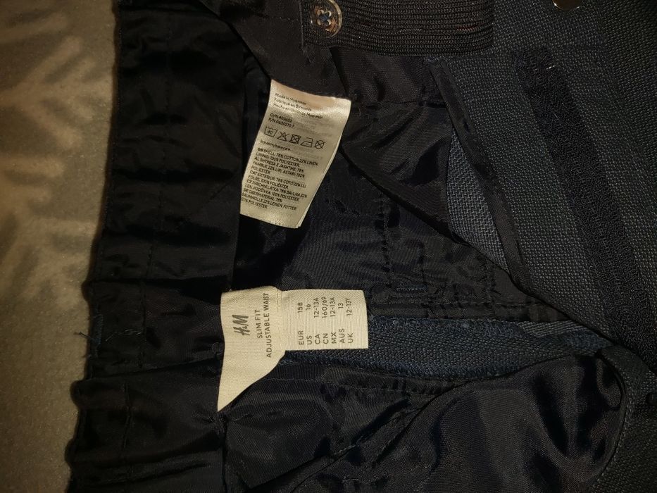 Spodnie eleganckie slim fit, 158