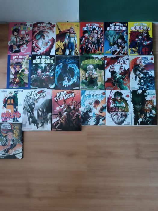 mangi MHA, AOT, Naruto, Demon Slayer