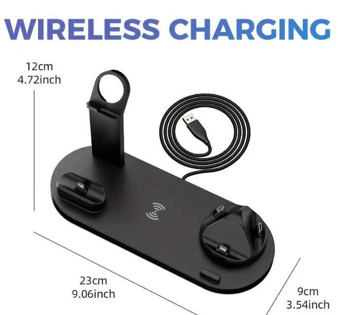 Stacja ładowania bezprzewodowego,do samsung /Iphone Nowy