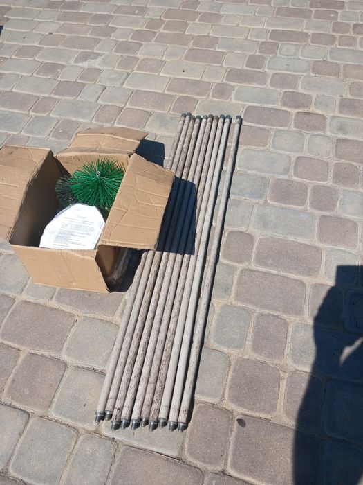Комплект для чистки труб димохода 13м