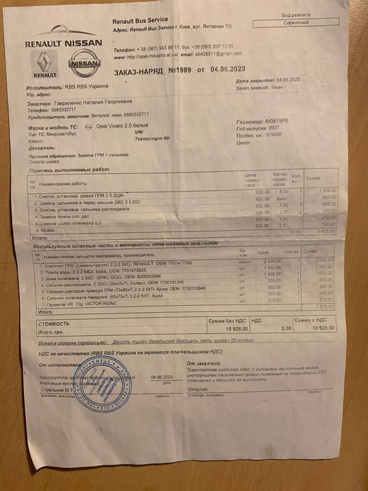 Продаю Опель виваро