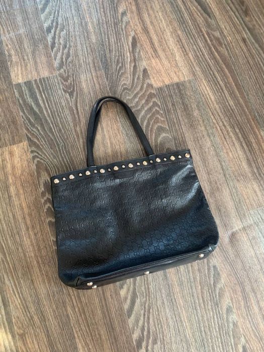 Шкіряна сумка gucci guccissima tote original