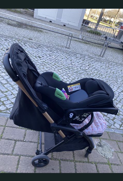 Carrinho e ovinho como novo o saco rosa da para tirar