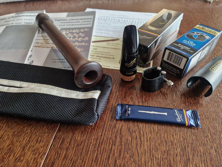 Chalumeau Tupian instrument dęty, ustnik vandoren B40, ligatura Rovner (klarnet, duduk)