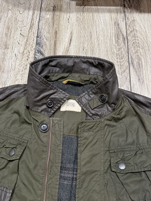 Męska elegancka kurtka wiosenna CAMEL ACTIVE Wełna Ocieplana roz 48