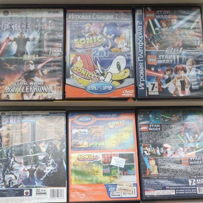 Лот из игр для ps2