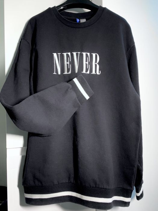 Світшот чорний  100%  COTTON