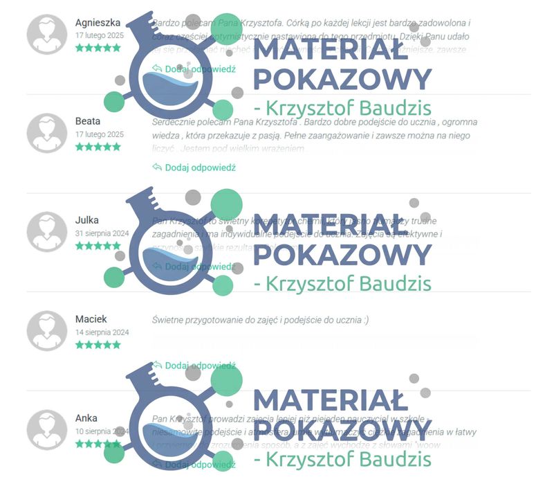Korepetycje Chemia | Doświadczenia chemiczne | Matura 2027