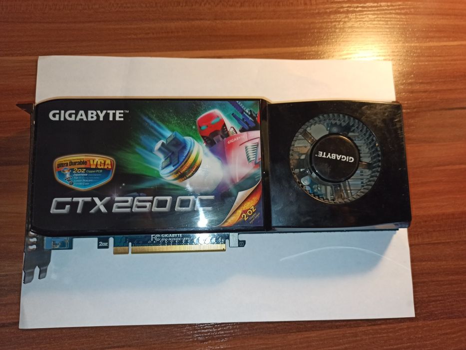 Karta graficzna GTX 260 OC uszkodzona