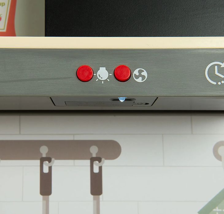 Деревянная детская кухня , свет и звук