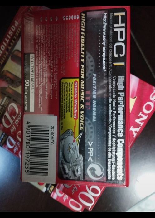 Cassete Sony HF selada