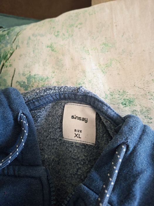 Bluza z kapturem na zamek sinsay xl