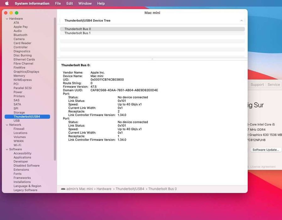 Mac mini 2018 года