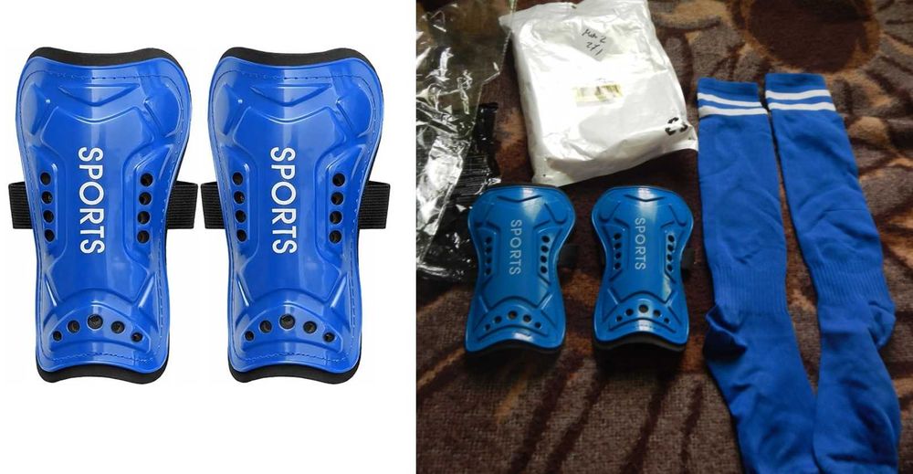 Wyprzedaż->Ochraniacze na piszczele piłki nożnej + getry WADA OPIS!
