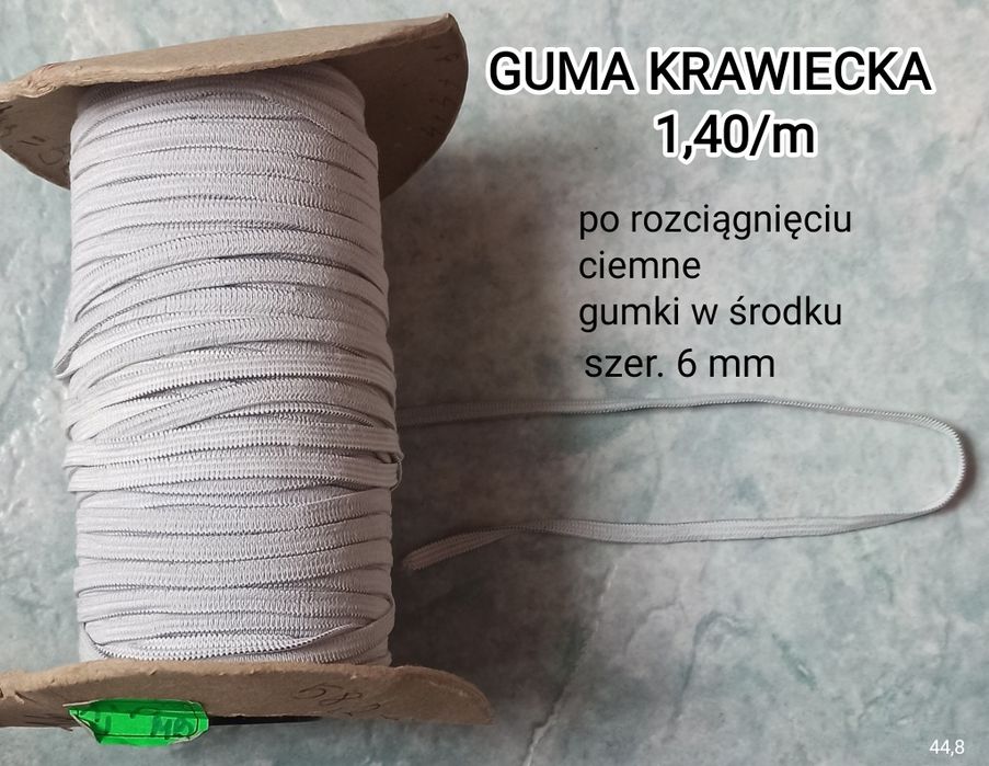 Gumka krawiecka.