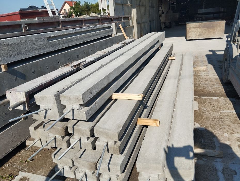 Słupki betonowe ze śrubą na 6, 7, 8, 9, 10 płyt