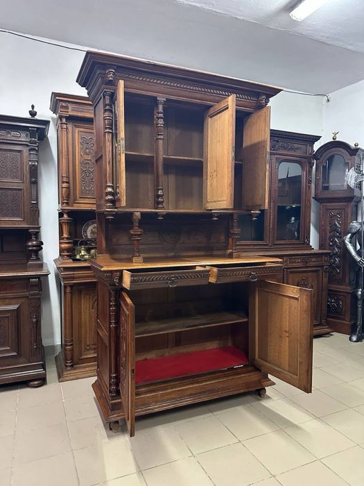 Антикварний сервант вітрина креденс 3996