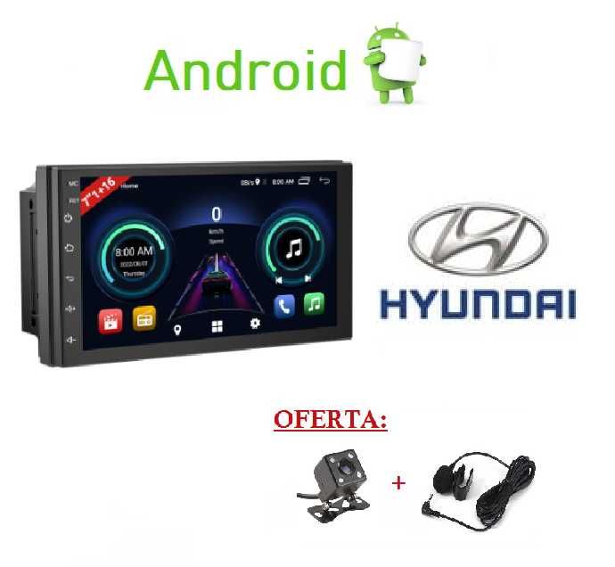 Rádio 2DIN • HYUNDAI Getz Tucson Matrix Accent Trajet • Android 4+64GB