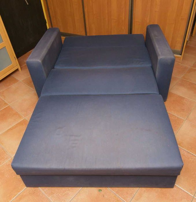 Kanapa Ikea NORRDAL niebieska rozkładana za darmo