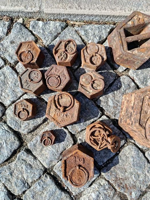 Pesos Antigos Centenários 10 kg 5 kg e vários etc...