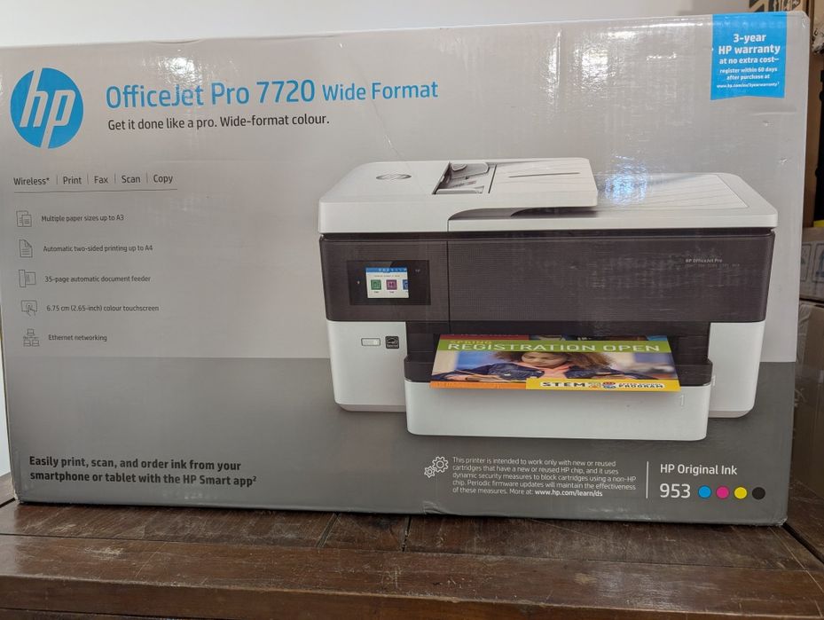 Impressora HP Officejet Pro 7720 - Multifunções - Nova c/garantia