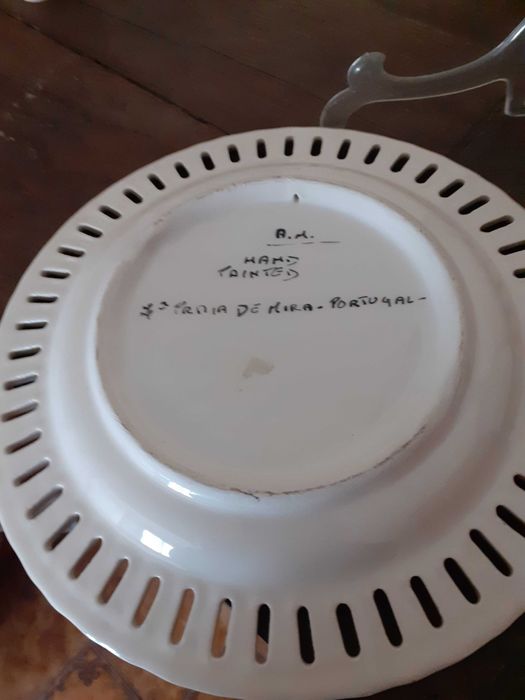 Prato pintado à mão