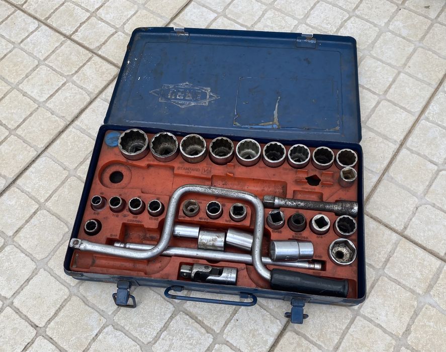 Jogo chaves de caixa com alongadores Usag