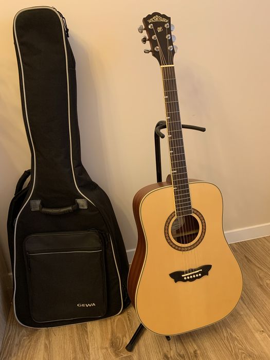 Гітара Washburn WD32SW з чохлом GEWA та підставкою.