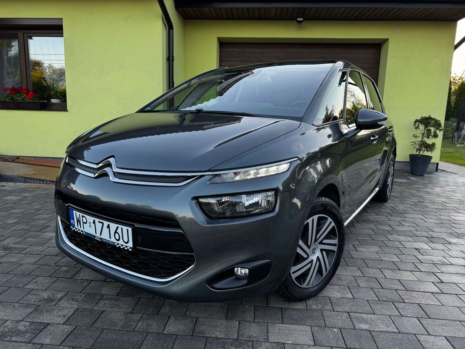 Citroën C4 Picasso Zarejestrowany Benzyna 130 KM Navi Kamera AUX Serwis Super Auto