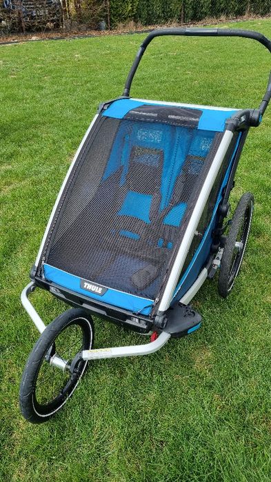 Przyczepka rowerowa Thule Chariot Cross 2 + koło do joggingu