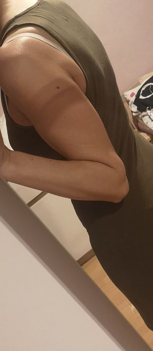 Sukienka midi khaki Calliope M tuba