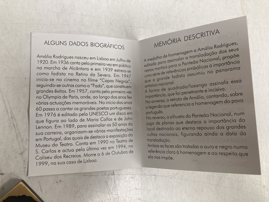 Medalha Homenagem a Amália Rodrigues