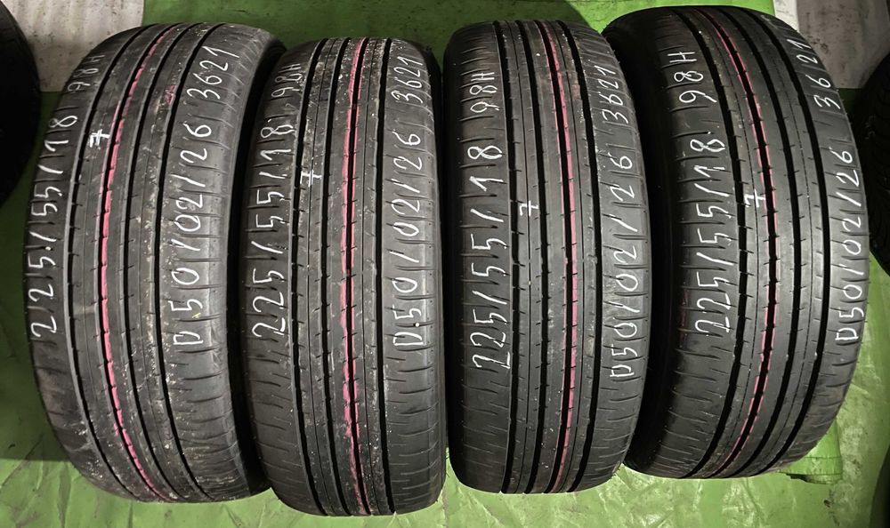 4szt. opony letnie 225/55R18 98H Dunlop SP Sport Max