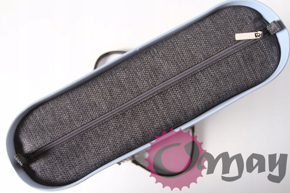 organizer OBAG STANDARD struktura grafit Elegancki 2 kieszenie OMAY