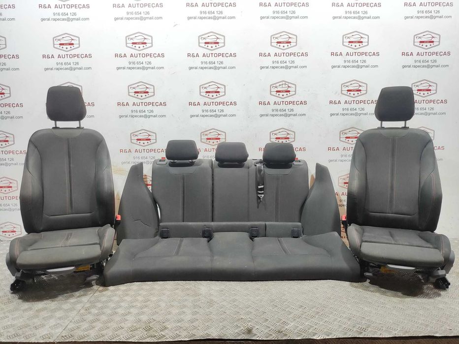 Conjunto Bancos Tecido BMW Série 1 F21 3 Portas Sport Line Pré LCI 2011 a 2015 Original