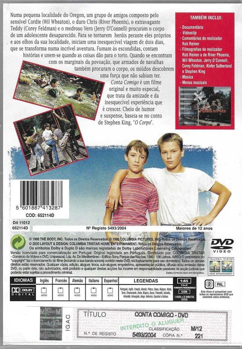 Conta Comigo (edição de coleccionador) (1986)64551473227523121