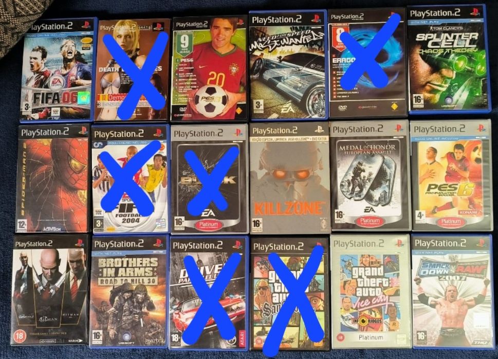 Jogos Ps2 vários GTA, Fifa e outros