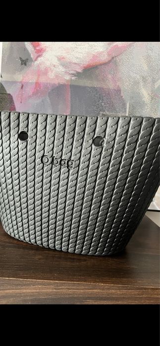 Obag body knit mini nero o bag knit mini nero body