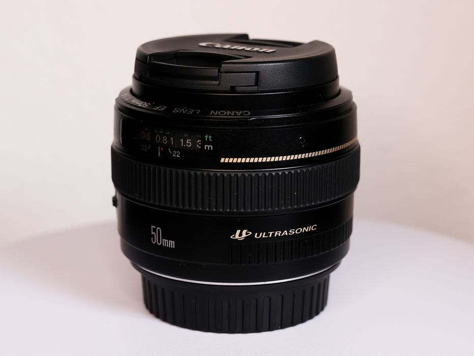 Canon EF 50mm f1.4 USM - na caixa