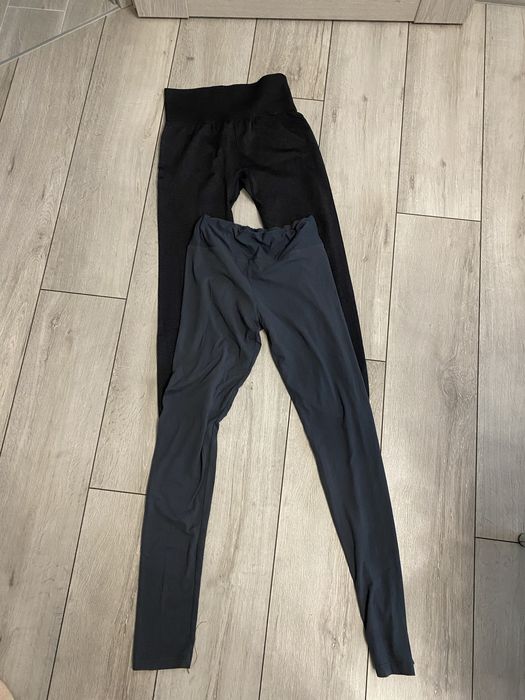 Leginsy dwie pary damskie rozmiar s/m