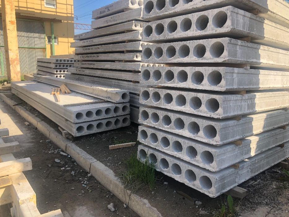 Плити Перекриття. Панелі Перекриття. Панелі забора, Палі забивні.