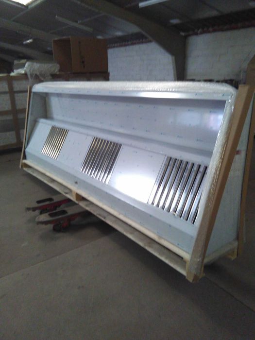 Hotte Coifa Inox com filtros para restaurantes