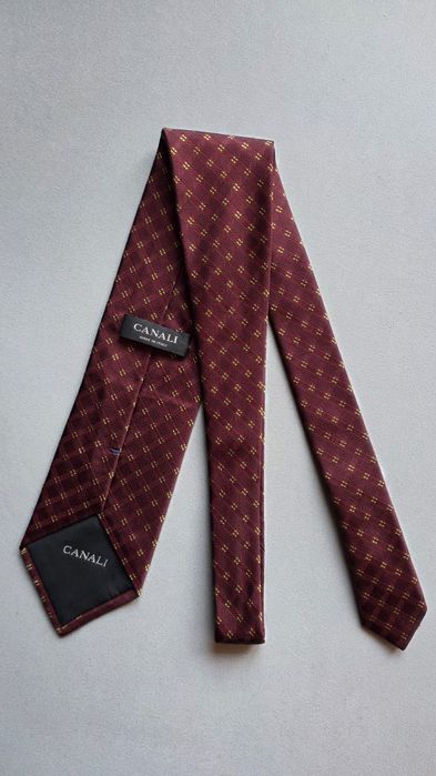 Krawat jedwabny Canali