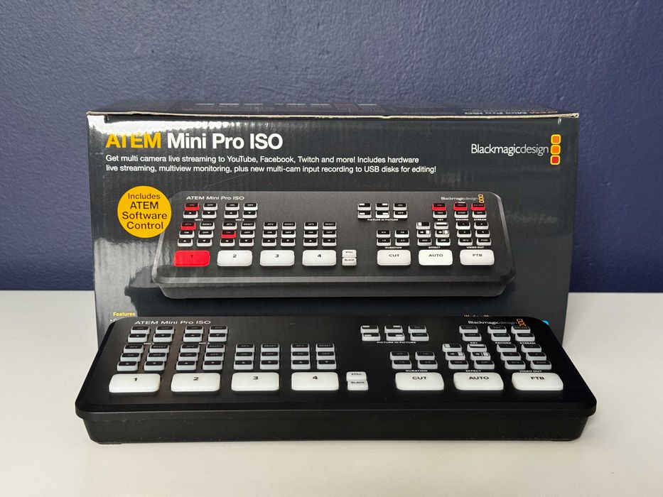 Blackmagic Design Atem Mini Pro ISO mikser do produkcji na żywo