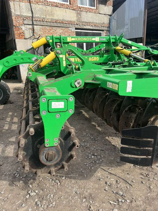 Дискова борона КРОНОС, АГКС-6, Велес Агро, шир. 6 м, НОЖІ, коток, 2020