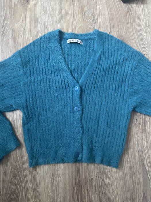 Кардиган кофта светр Bershka M бірюзовий