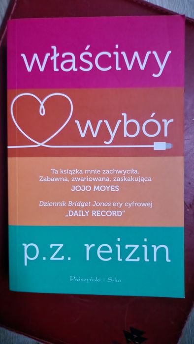 Ksiazka widoczna na zdjeciu "Własciwy wybór"