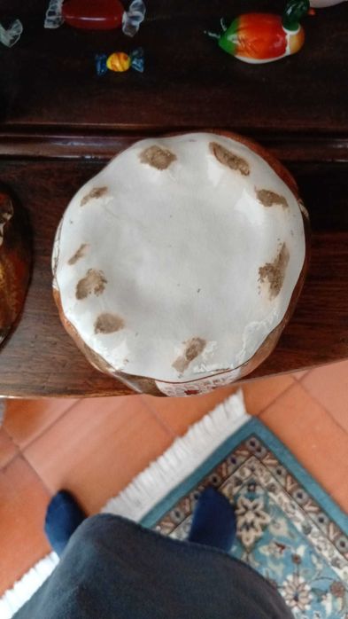 Buda antigo em loiça- peça decorativa