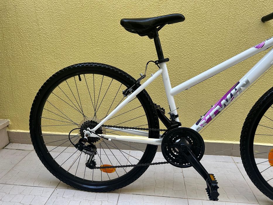 Bicicleta Bwin Branca e Rosa