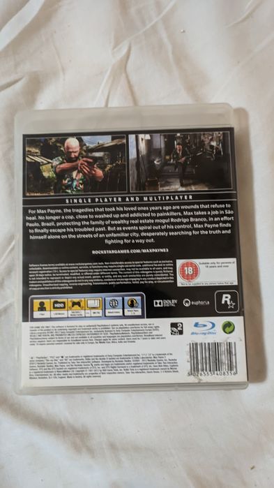 Max Payne PS3  como novo
